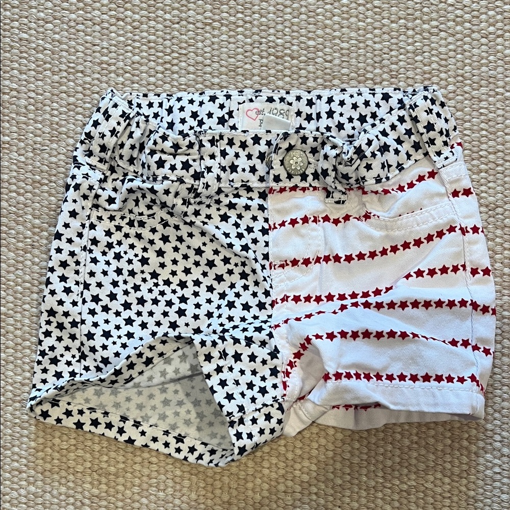 The Children's Place Black and Red Star Shorts